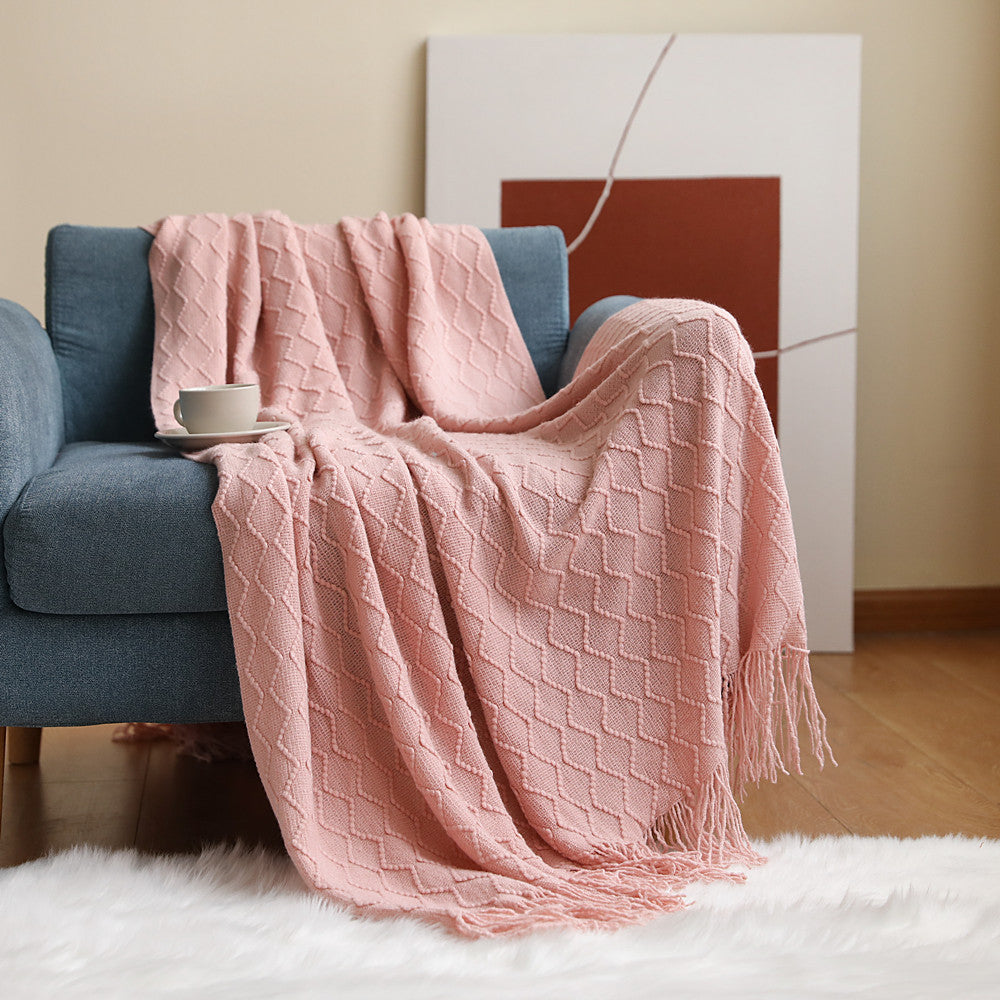 Nordic Sofa Knitted Blankets