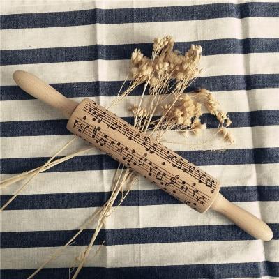 Christmas Embossing Rolling Pin