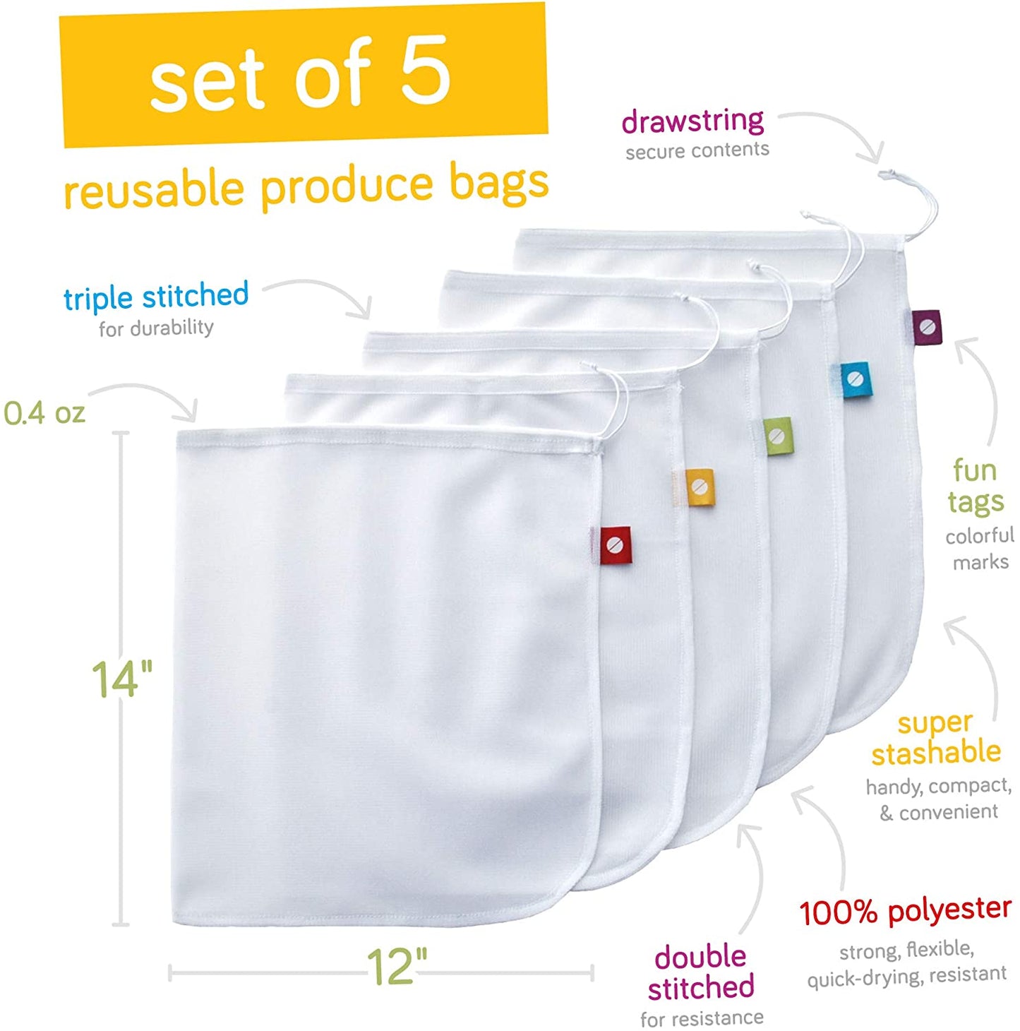 Kitchen Vegetable Storage Bags