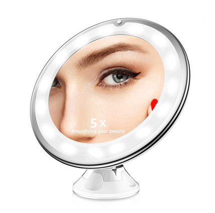 Magnifying LED Mirror