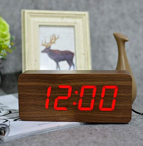 Wooden Alarm Clock