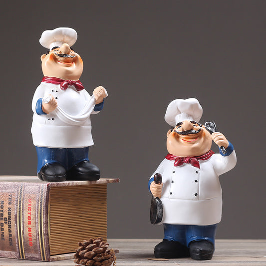 Resin Chef Statue