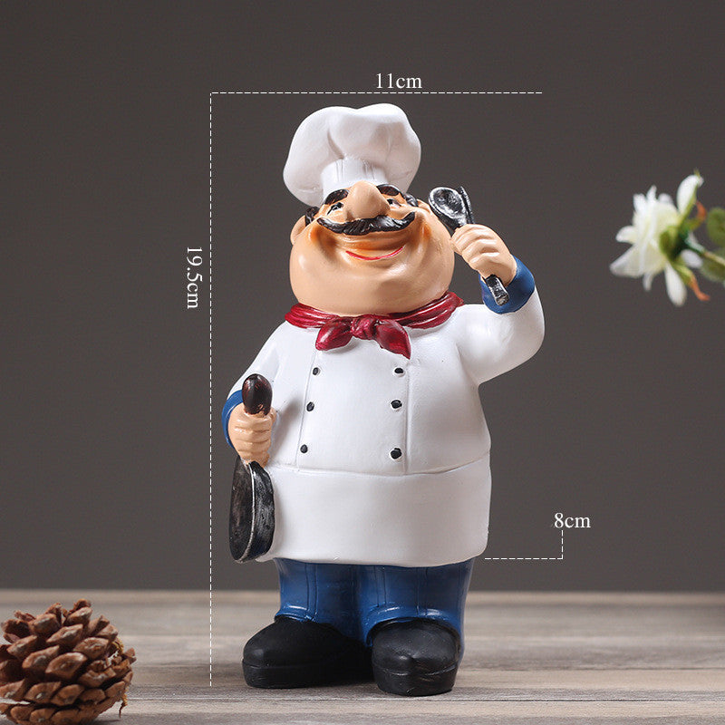 Resin Chef Statue