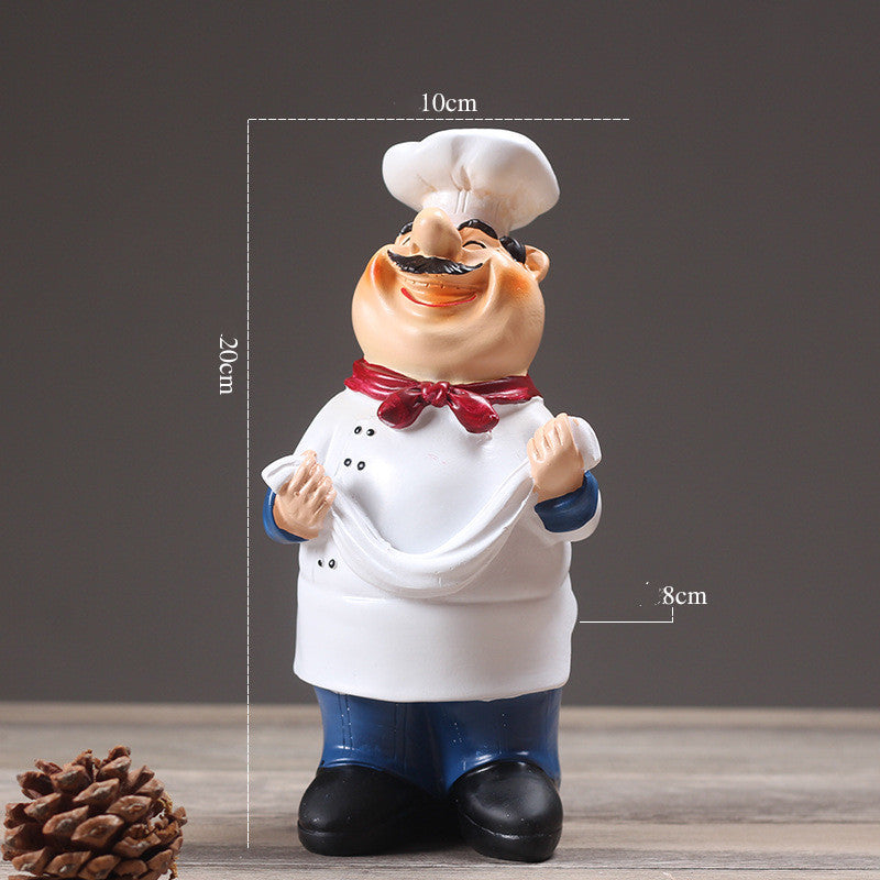 Resin Chef Statue