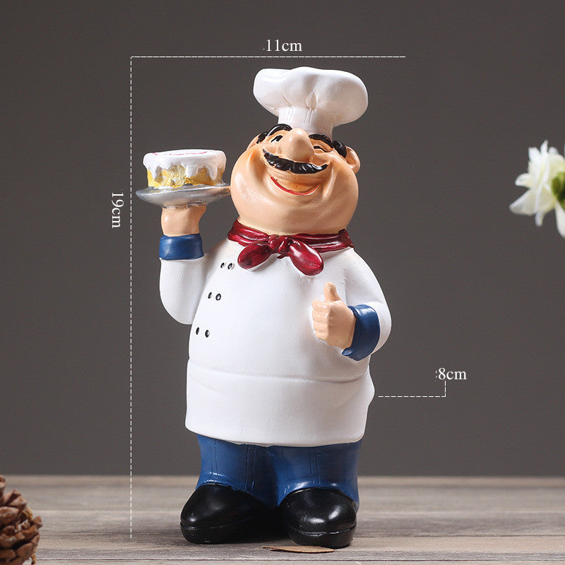 Resin Chef Statue