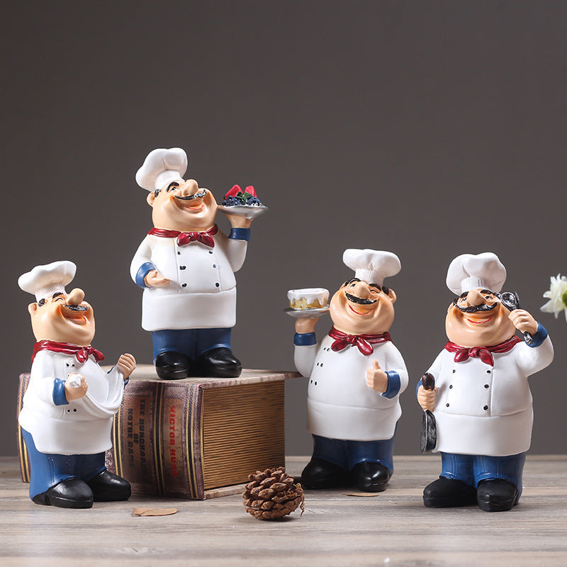 Resin Chef Statue