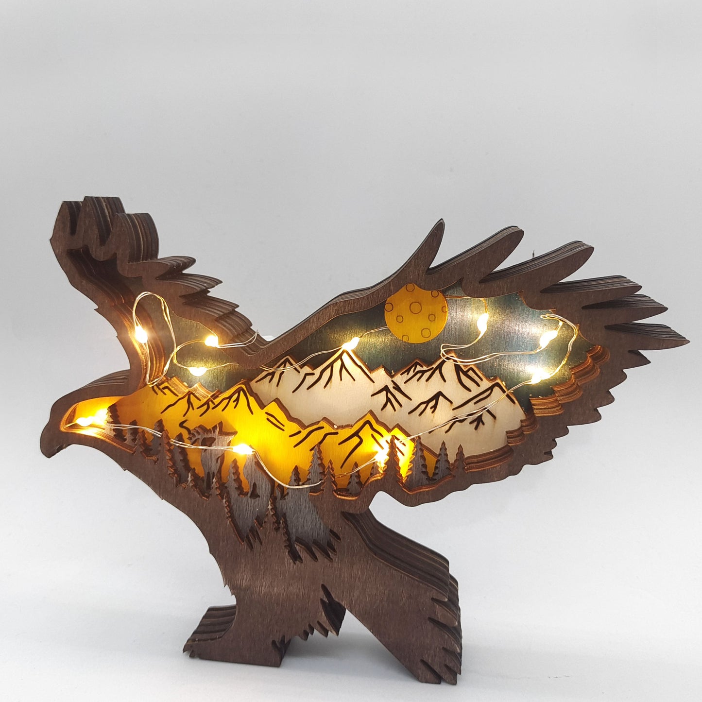 3D Wooden Animal Decoration