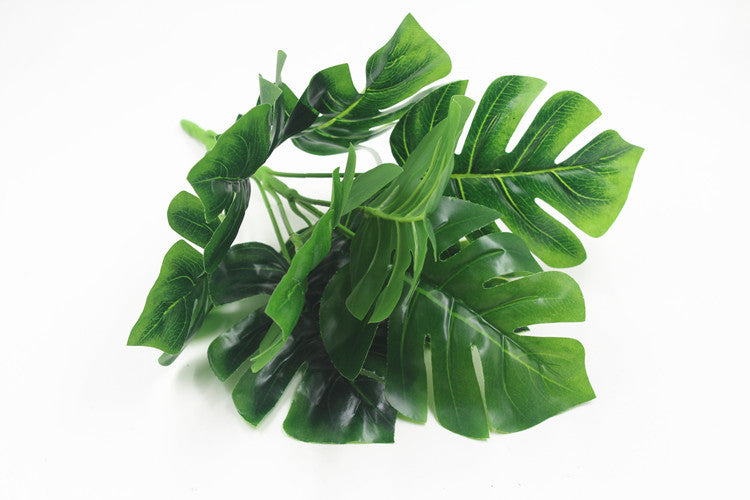 Artificial Green Turtle Leaves