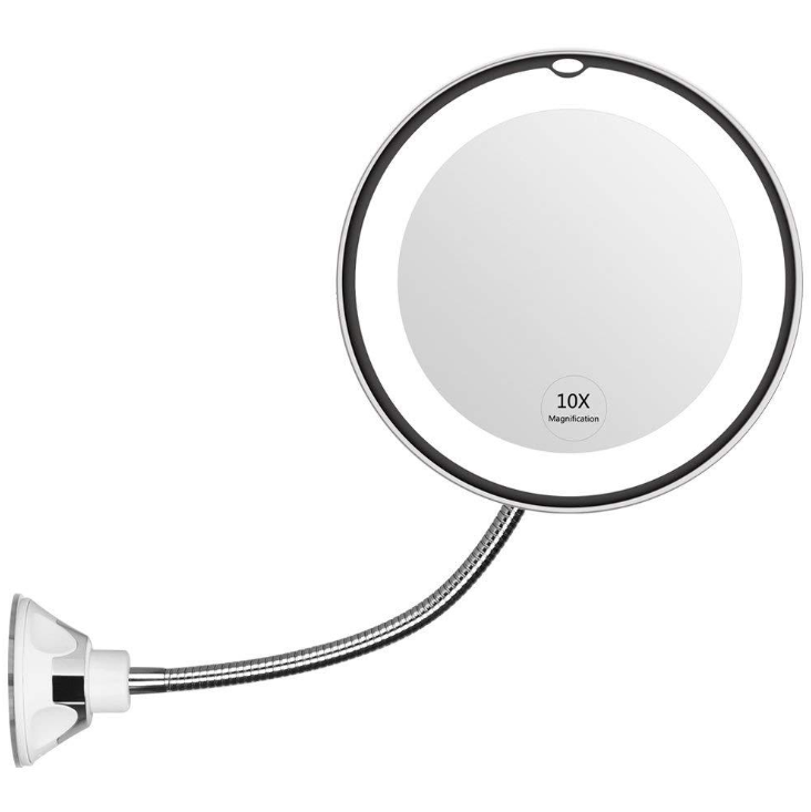 Magnifying LED Mirror