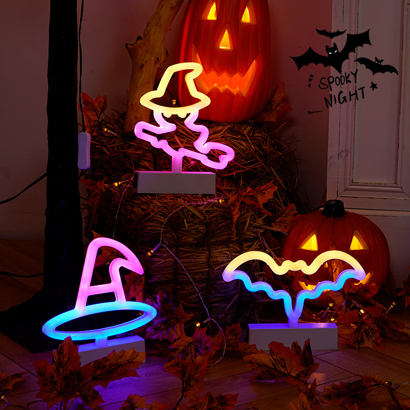 Neon Halloween Decorations