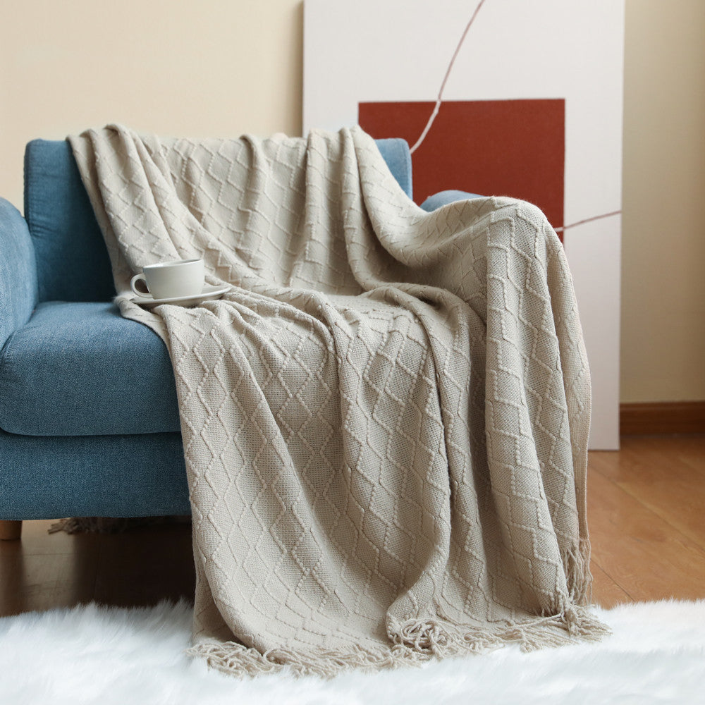 Nordic Sofa Knitted Blankets