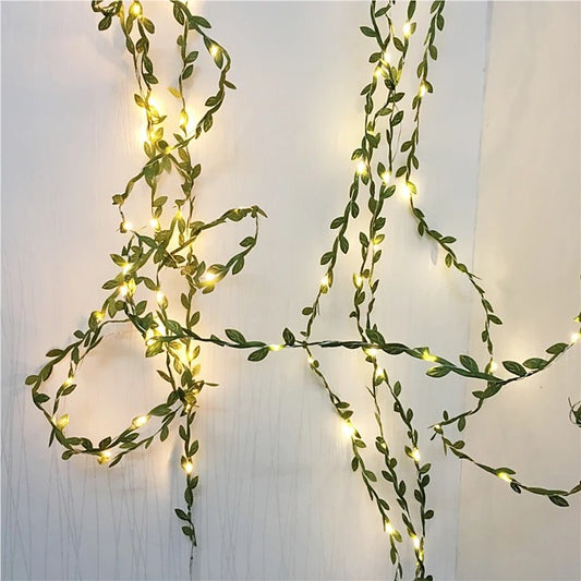 Leaf Rattan String Light