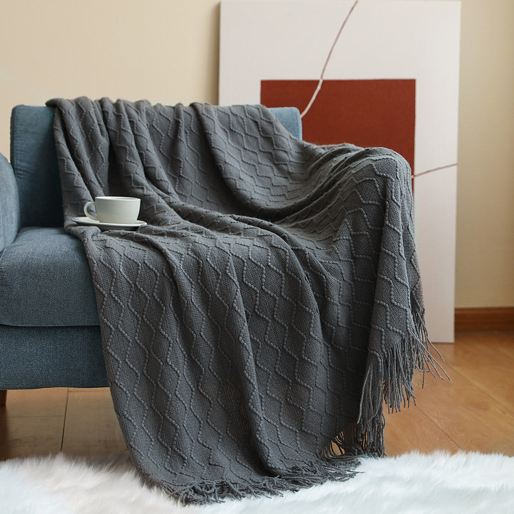 Nordic Sofa Knitted Blankets